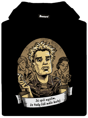 B14: Samotáři dámska mikina klokanka Black