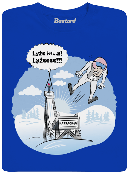 Lyže pánske dlhý rukáv Royal Blue