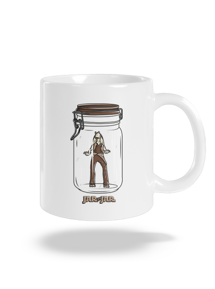 Jar in jar klasický hrnček White