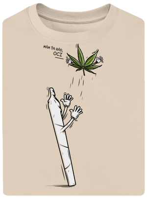 Džoint a syn unisex tričko oversized Almond