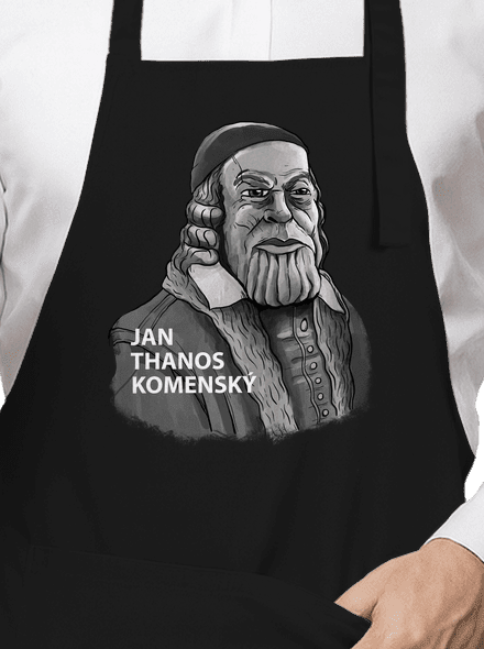 Jan Thanos Komenský zástera Black