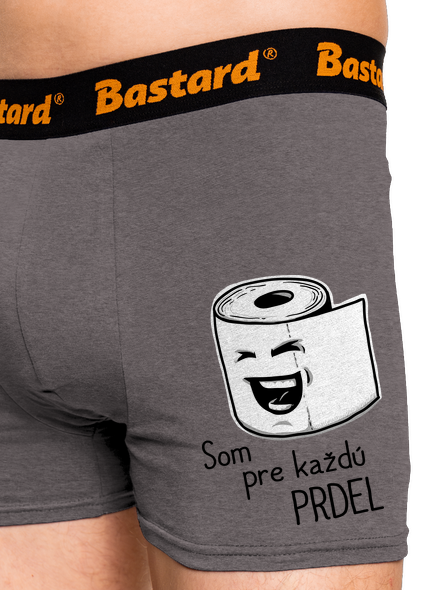 Prdel boxerky Gray Melange