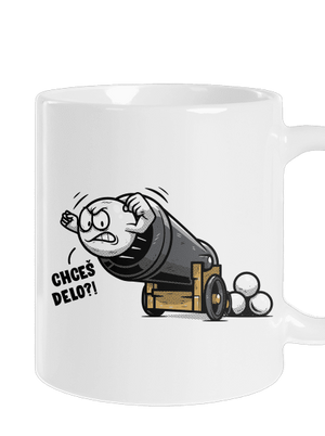 Chceš delo? klasický hrnček White