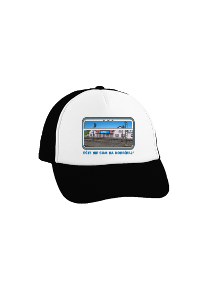 Nie som na konečnej šiltovka truckerka Black cap