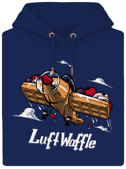 Luftwaffle unisex mikina premium Navy