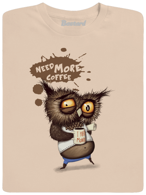 Need more coffee pánske tričko Sand