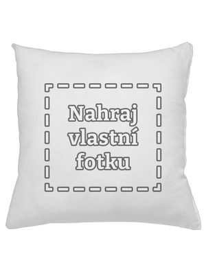 Vlastná potlač vankúš White