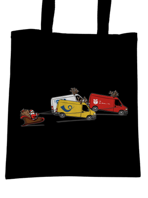 Santa se soby taška Black