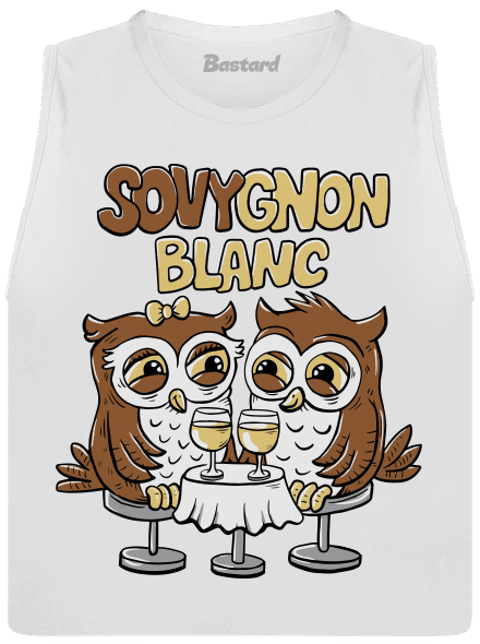 Sovygnon dámske tielko voľné White