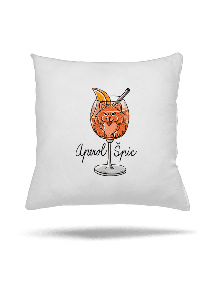 Aperol Špic vankúš White