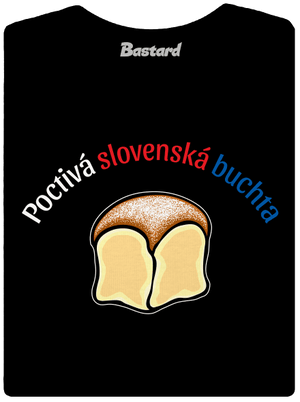Poctivá buchta a klobása dámske tričko s lemom Black