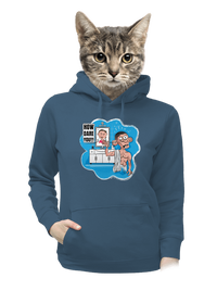 dámska mikina klokanka