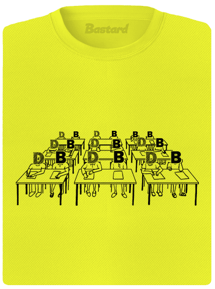 Cimrman: Debil, blbeček dámske športové tričko Neon Yellow
