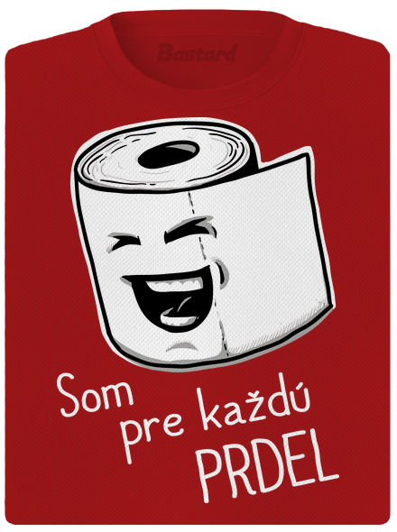 Prdel dámske športové tričko Red Mal