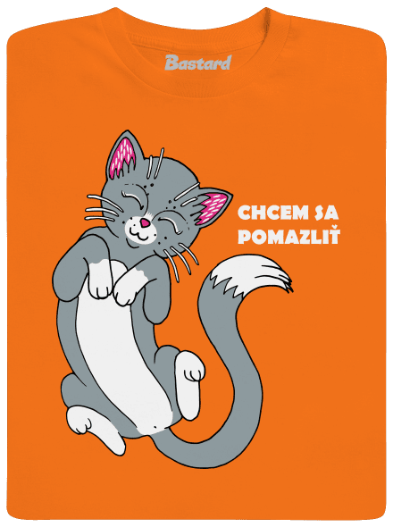 Chcem sa pomazliť detské tričko Orange