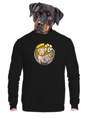 unisex mikina bez kapucne