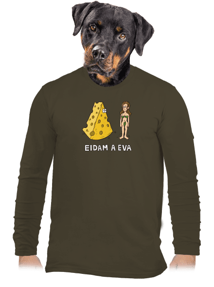 Eidam a Eva pánske dlhý rukáv Urban Khaki