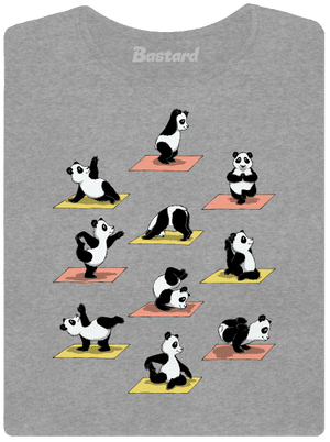 Pandia jóga dámske tričko Dark Gray Melange