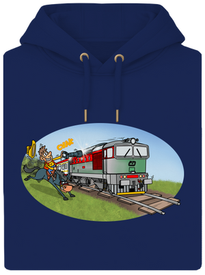 Šotúš na love unisex mikina premium Navy