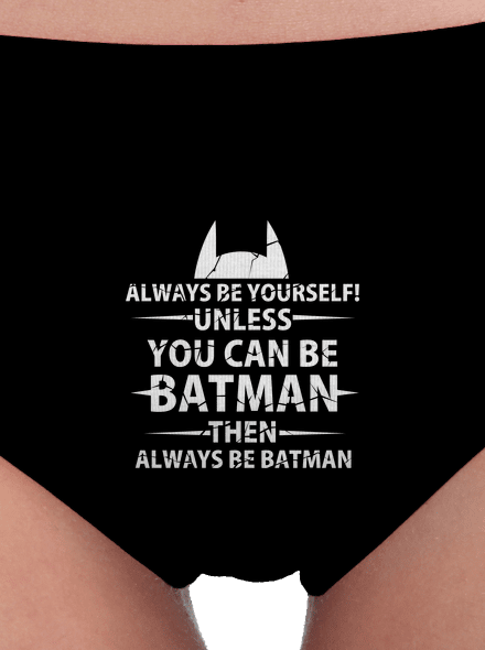 Batman dámske nohavičky Black