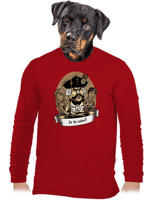 B14: S čerty nejsou žerty pánske dlhý rukáv Red