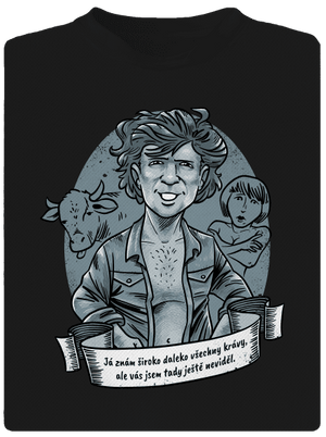 B14: Léto s kovbojem detské športové tričko Black