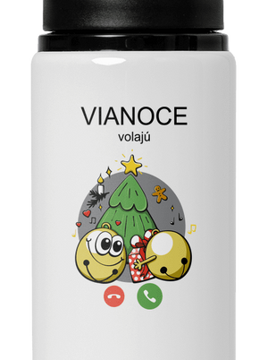 Vianoce volajú flaša na vodu White