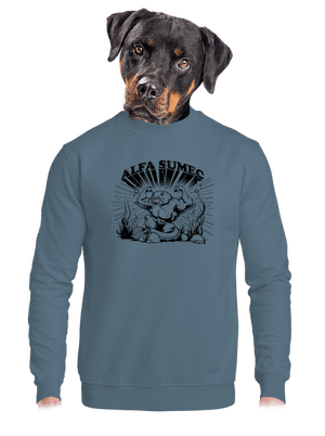 unisex mikina bez kapucne