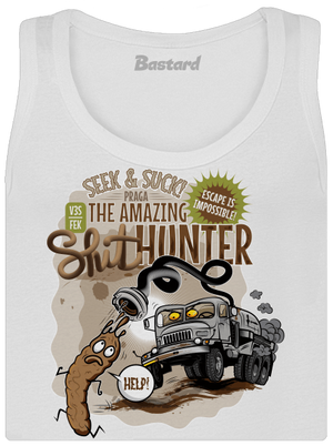 Shithunter dámske tielko klasické White