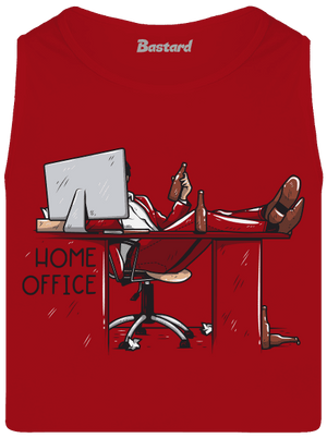 Home Office pánske tielko Red