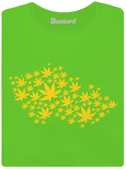 Ganja Country dámske tričko Apple Green