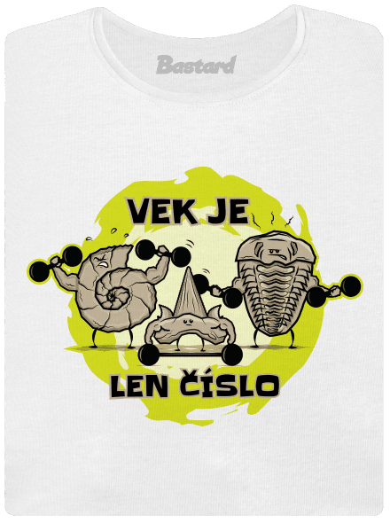 Vek je len číslo dámske tričko s lemom White