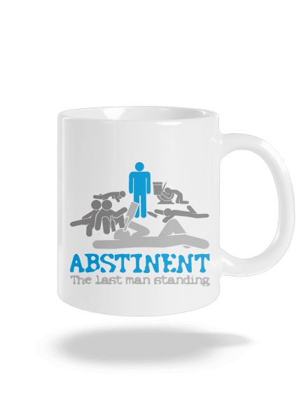 Abstinent klasický hrnček White