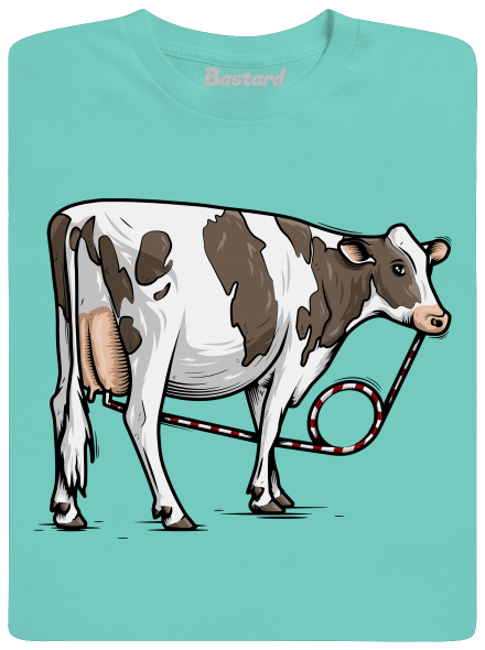 Cow drink pánske tričko Millenial Mint