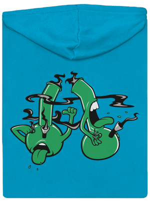 Bongo kašeľ dámska mikina na zips Blue Atol