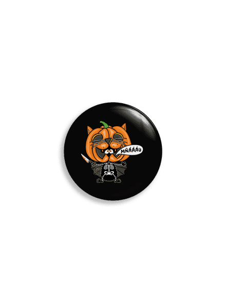 Halloweenská kočička placka 