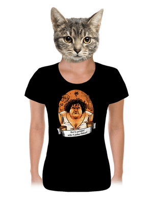 B14: Slunce seno jahody dámske tričko Black