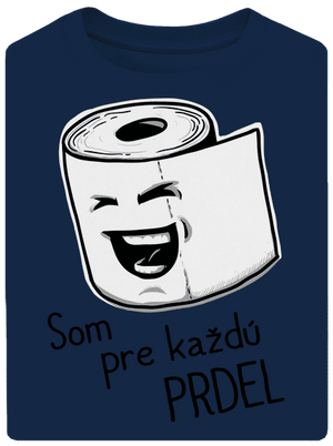 Prdel unisex tričko oversized Midnight Blue