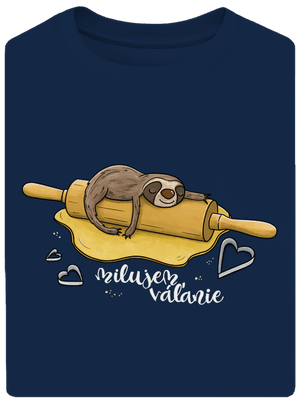 Milujem váľanie unisex tričko oversized Midnight Blue