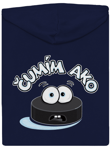 Čumím ako puk pánska mikina na zips Navy