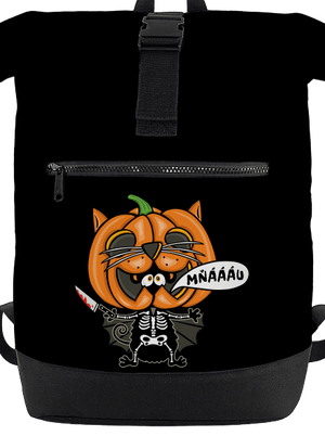 Halloweenská kočička batoh Black