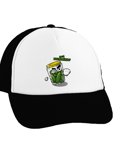 Nakladačka šiltovka truckerka Black cap