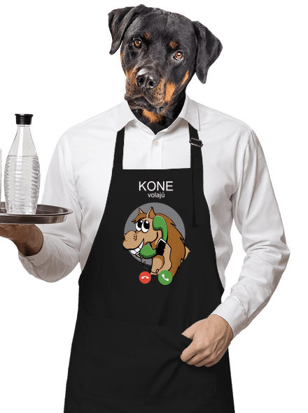Kone volajú zástera Black