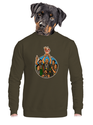 Pohár unisex mikina bez kapucne Urban Khaki