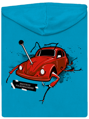 Chrobák dámska mikina na zips Blue Atol