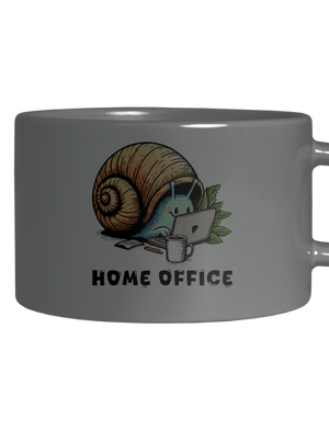 Slimákov home office hrnček makronka Grey Macaron