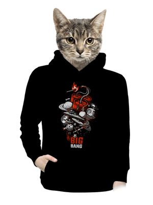 dámska mikina klokanka