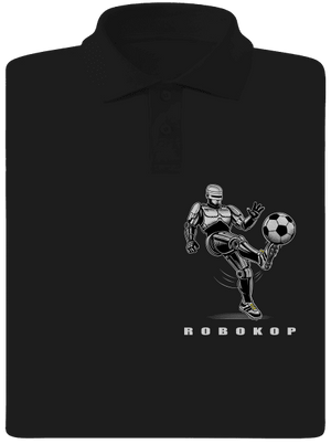 Robokop pánska polokošeľa Black