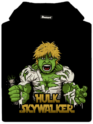 Hulk Skywalker detská mikina klokanka Black
