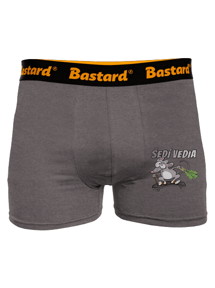 Šedí vedia - myšiak boxerky Gray Melange
